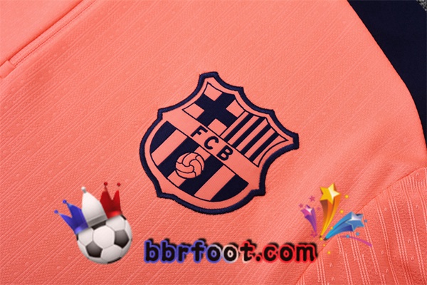 Survetement Foot FC Barcelone Orange 2025/2026