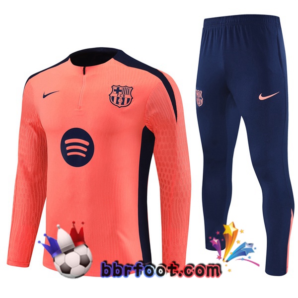 Survetement Foot FC Barcelone Orange 2025/2026