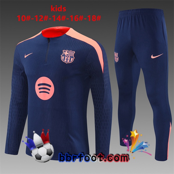 Survetement Foot FC Barcelone Enfant Bleu Royal 2025/2026