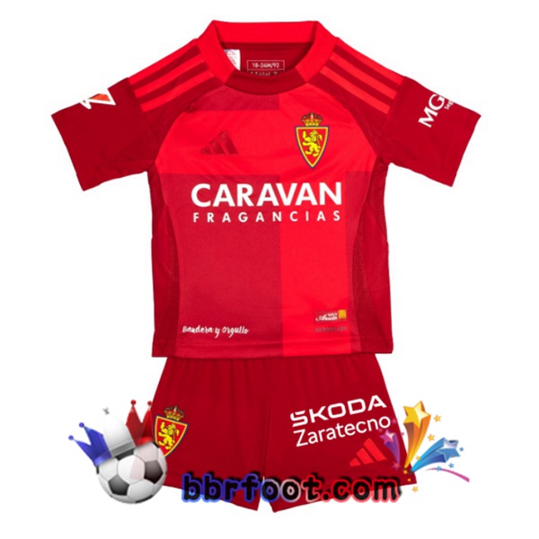 Maillot Foot Real Zaragoza Enfant Third Rouge 2025/2026 Maillot Foot Real Zaragoza Enfant Third Rouge 2025/2026