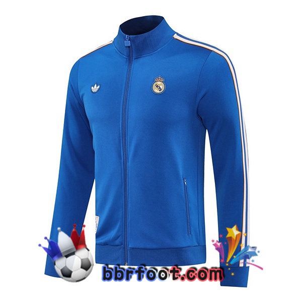 Veste Foot Real Madrid Bleu 2025/2026