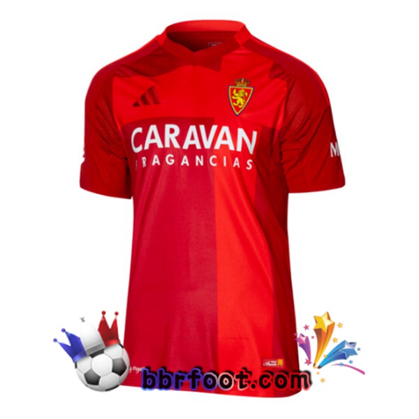 Maillot Foot Real Zaragoza Third Rouge 2025/2026 Maillot Foot Real Zaragoza Third Rouge 2025/2026
