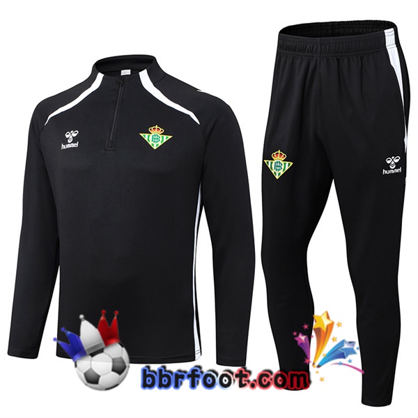 Survetement Foot Real Betis Noir 2025/2026 Survetement Foot Real Betis Noir 2025/2026