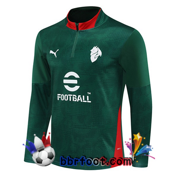 Sweatshirts Homme AC Milan Vert 2025/2026 Sweatshirts Homme AC Milan Vert 2025/2026