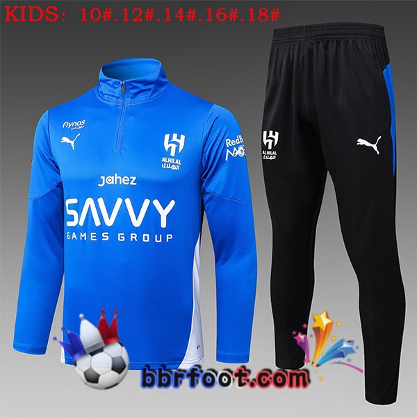 Survetement Foot Al-Hilal FC Enfant Bleu 2025/2026