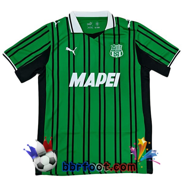 Maillot Foot US Sassuolo Domicile Vert 2025/2026 Maillot Foot US Sassuolo Domicile Vert 2025/2026