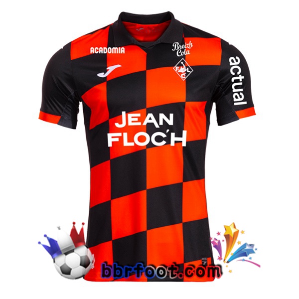 Maillot Foot FC Lorient Domicile Rouge Noir 2025/2026 Maillot Foot FC Lorient Domicile Rouge Noir 2025/2026