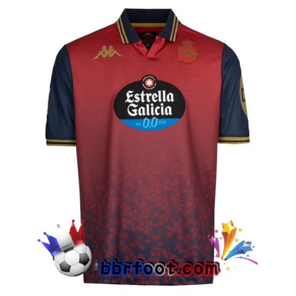 Maillot Foot Deportivo de La Coruna Exterieur Marron 2025/2026 Maillot Foot Deportivo de La Coruna Exterieur Marron 2025/2026