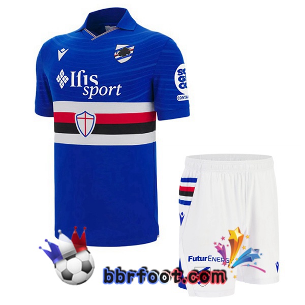 Maillot Foot UC Sampdoria Enfant Domicile Bleu 2025/2026