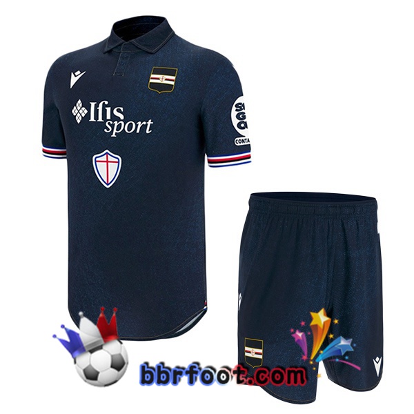 Maillot Foot UC Sampdoria Enfant Third Noir 2025/2026 Maillot Foot UC Sampdoria Enfant Third Noir 2025/2026