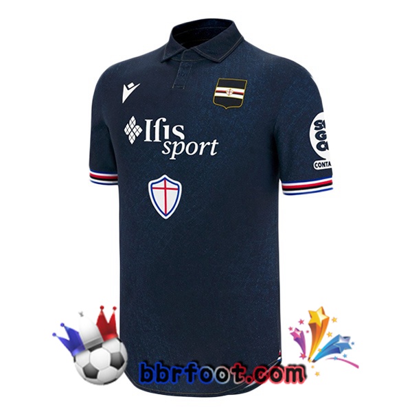Maillot Foot UC Sampdoria Third Noir 2025/2026 Maillot Foot UC Sampdoria Third Noir 2025/2026