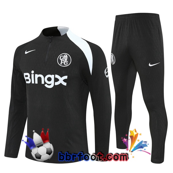 Survetement Foot FC Chelsea Noir 2025/2026 Survetement Foot FC Chelsea Noir 2025/2026