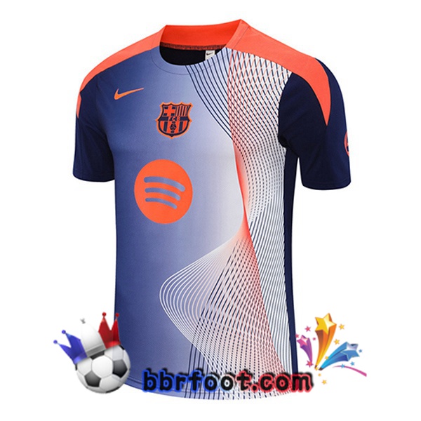 Training T-Shirts FC Barcelone Bleu Royal 2025/2026 Training T-Shirts FC Barcelone Bleu Royal 2025/2026