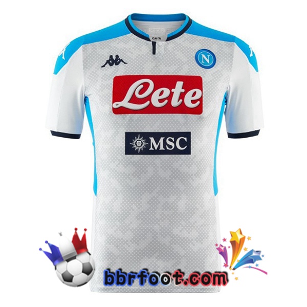 Maillot Foot SSC Naples Retro Third Gris 2019-2020