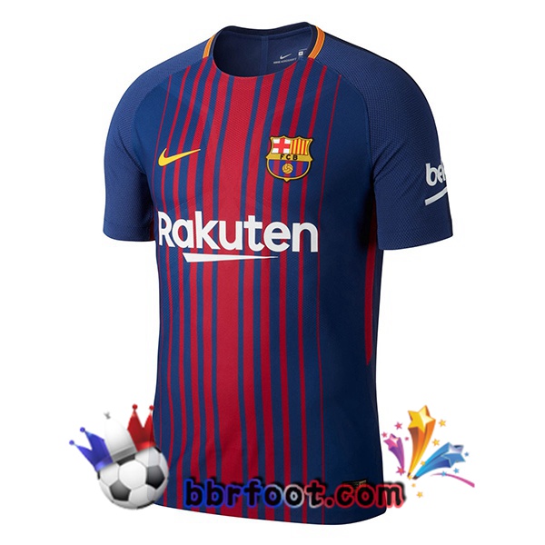 Maillot Foot FC Barcelone Retro Domicile Bleu Rouge 2017-2018 Maillot Foot FC Barcelone Retro Domicile Bleu Rouge 2017-2018