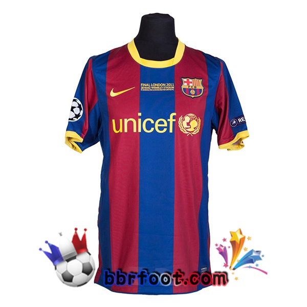 Maillot Foot FC Barcelone Retro Domicile Bleu Rouge 2010-2011 Maillot Foot FC Barcelone Retro Domicile Bleu Rouge 2010-2011