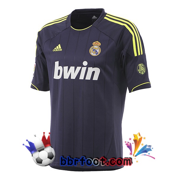 Maillot Foot Real Madrid Retro Exterieur Noir 2012-2013 Maillot Foot Real Madrid Retro Exterieur Noir 2012-2013