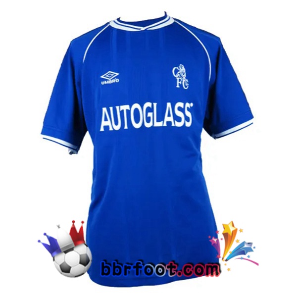 Maillot Foot FC Chelsea Retro Domicile Bleu 1999-2001 Maillot Foot FC Chelsea Retro Domicile Bleu 1999-2001