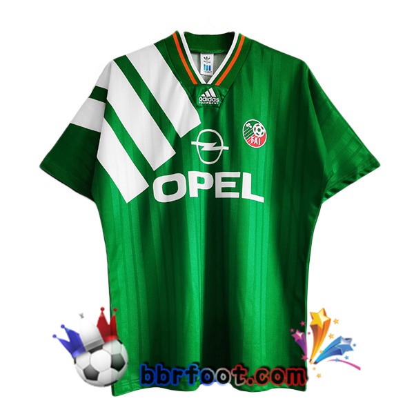 Maillot Foot Irlande Retro Vert 1992-1994