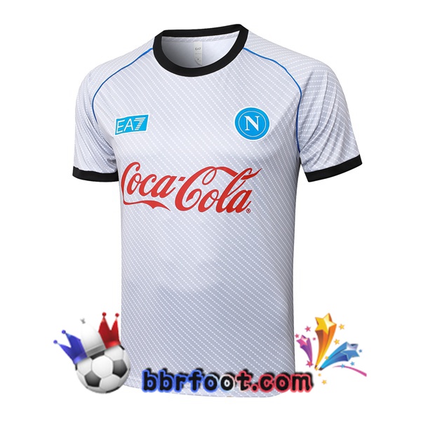 Training T-Shirts SSC Naples Blanc 2025/2026 Training T-Shirts SSC Naples Blanc 2025/2026