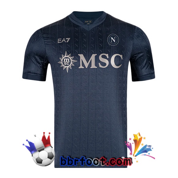 Maillot Foot SSC Naples EURO Third Noir 2025/2026