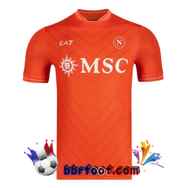 Maillot Foot SSC Naples Gardien de but Orange 2025/2026