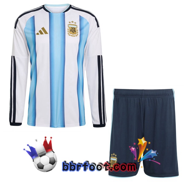 Maillots Equipe De Argentine Enfant Domicile Manche Longue Bleu Blanc 2026/2027 Maillots Equipe De Argentine Enfant Domicile Manche Longue Bleu Blanc 2026/2027