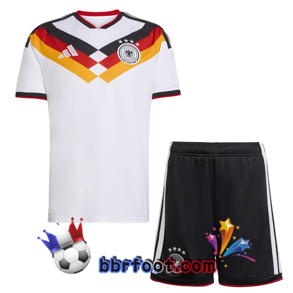 Maillots Equipe De Allemagne Enfant Domicile Blanc 2026/2027 Maillots Equipe De Allemagne Enfant Domicile Blanc 2026/2027