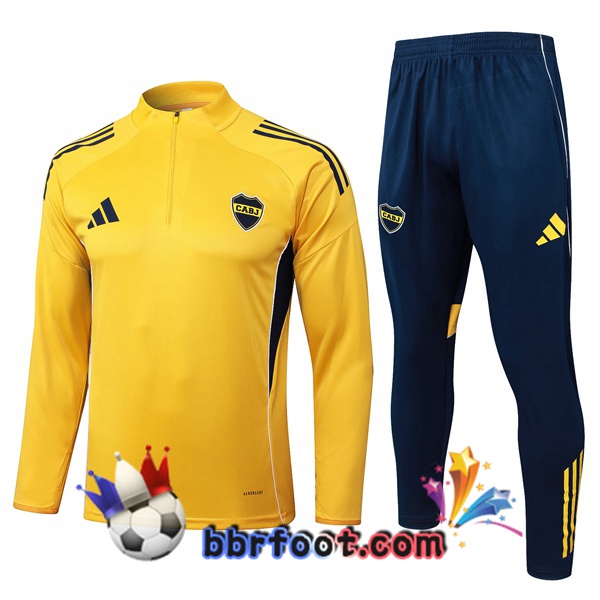 Survetement Foot Boca Juniors Jaune 2025/2026 Survetement Foot Boca Juniors Jaune 2025/2026