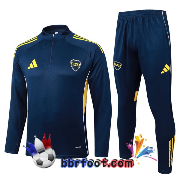 Survetement Foot Boca Juniors Bleu Royal 2025/2026 Survetement Foot Boca Juniors Bleu Royal 2025/2026