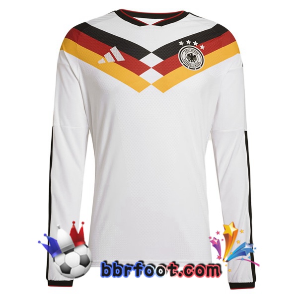Maillots Equipe De Allemagne Domicile Manche Longue Blanc 2026/2027 Maillots Equipe De Allemagne Domicile Manche Longue Blanc 2026/2027