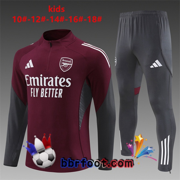 Survetement Foot Arsenal Enfant Marron 2025/2026