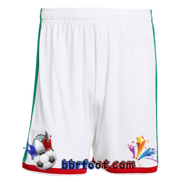 Short Foot Mexique Domicile Blanc 2026/2027
