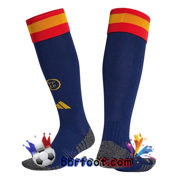 Chaussettes Foot Espagne Domicile Bleu Royal 2026/2027