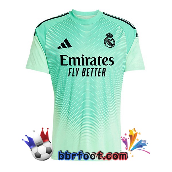 Maillot Foot Real Madrid Gardien de but Vert 2025/2026 Maillot Foot Real Madrid Gardien de but Vert 2025/2026