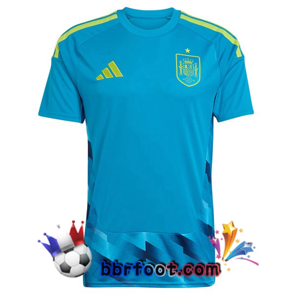 Maillots Equipe De Espagne Gardien de but Bleu FIFA World Cup 2026 Maillots Equipe De Espagne Gardien de but Bleu FIFA World Cup 2026