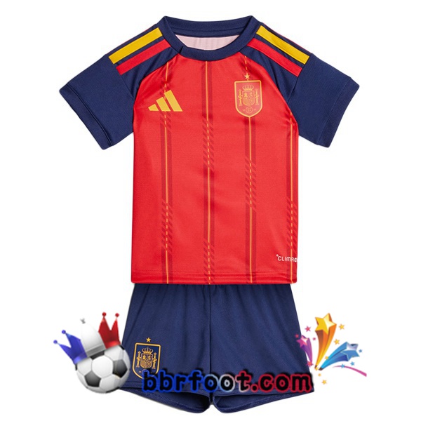 Maillots Equipe De Espagne Enfant Domicile Rouge FIFA World Cup 2026 Maillots Equipe De Espagne Enfant Domicile Rouge FIFA World Cup 2026
