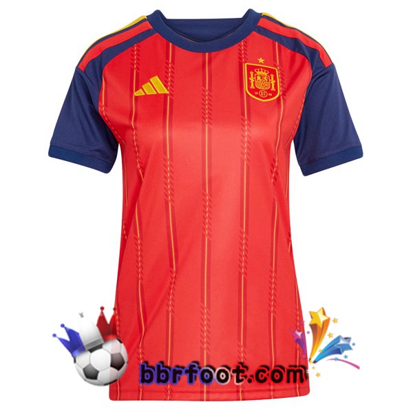 Maillots Equipe De Espagne Femme Domicile Rouge FIFA World Cup 2026 Maillots Equipe De Espagne Femme Domicile Rouge FIFA World Cup 2026