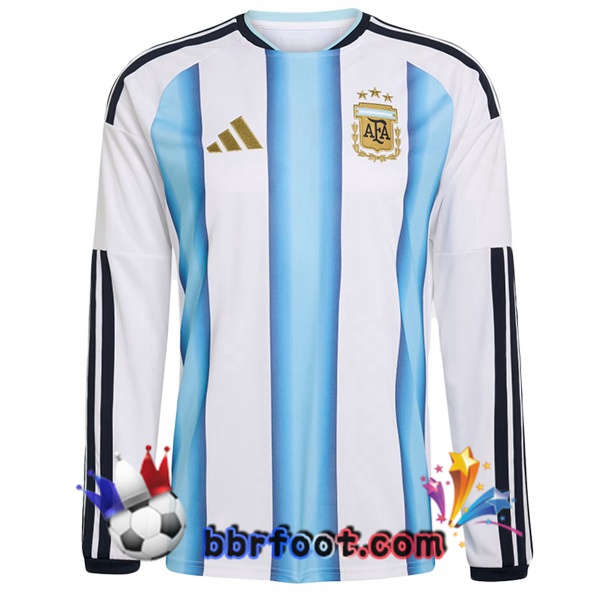 Maillots Equipe De Argentine Domicile Manche Longue Bleu Blanc FIFA World Cup 2026 Maillots Equipe De Argentine Domicile Manche Longue Bleu Blanc FIFA World Cup 2026