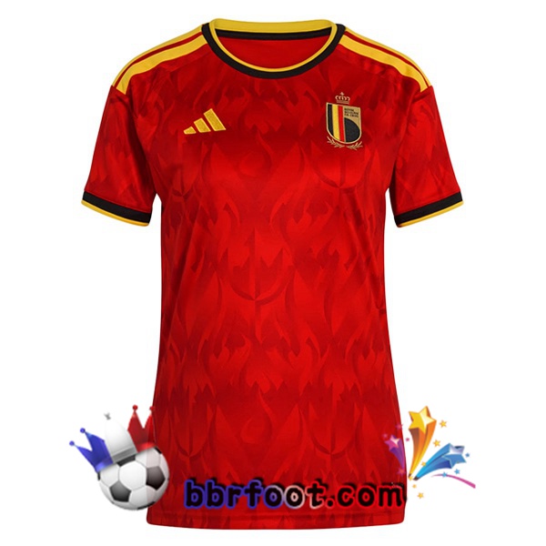 Maillots Equipe De Belgique Femme Domicile Rouge FIFA World Cup 2026 Maillots Equipe De Belgique Femme Domicile Rouge FIFA World Cup 2026