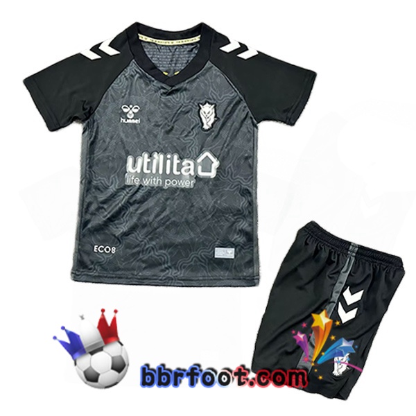 Maillot Foot Sunderland AFC Enfant Third Noir 2025/2026 Maillot Foot Sunderland AFC Enfant Third Noir 2025/2026