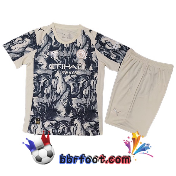 Maillot Foot Manchester City Enfant Édition Spéciale Bleu Blanc 2025/2026