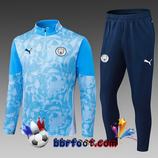 Survetement Foot Manchester City Enfant Bleu 2025/2026