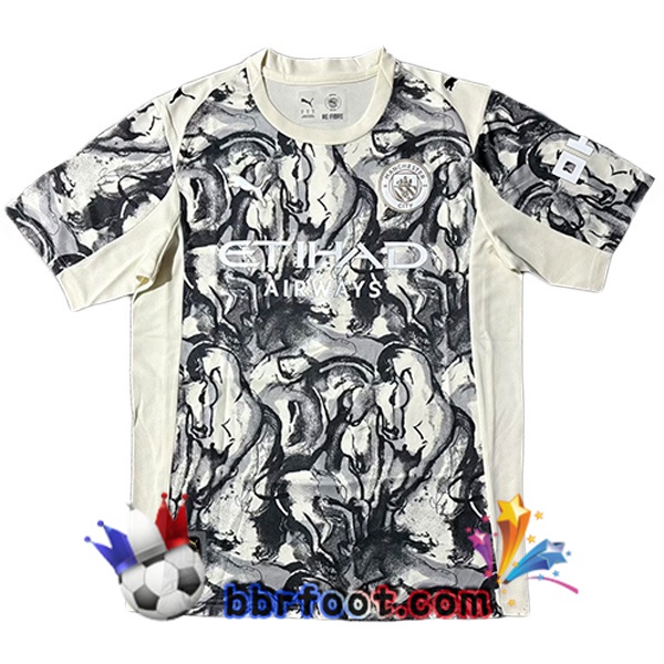 Maillot Foot Manchester City Édition Spéciale Bleu Blanc 2025/2026 Maillot Foot Manchester City Édition Spéciale Bleu Blanc 2025/2026