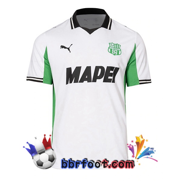 Maillot Foot US Sassuolo Exterieur Blanc 2025/2026 Maillot Foot US Sassuolo Exterieur Blanc 2025/2026