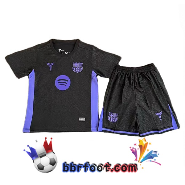 Maillot Foot FC Barcelone Kobe Bryant Édition Spéciale Noir 2025/2026 Maillot Foot FC Barcelone Kobe Bryant Édition Spéciale Noir 2025/2026
