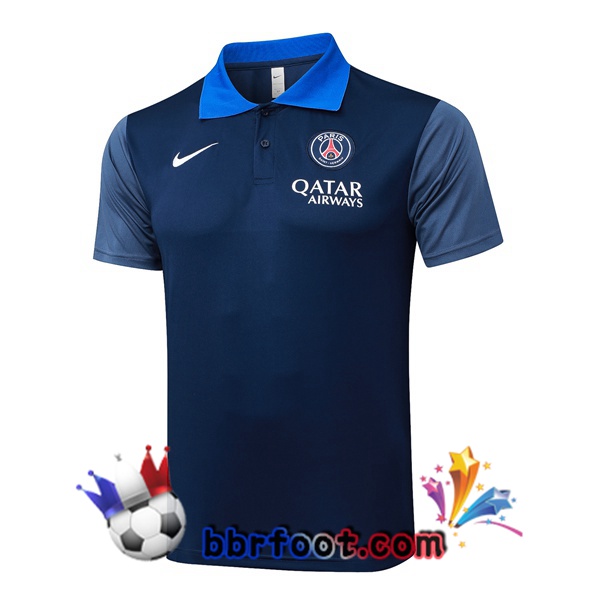 Polo Foot Paris PSG Bleu Royal 2025/2026 Polo Foot Paris PSG Bleu Royal 2025/2026