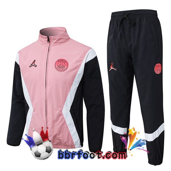 Survetement Foot - Veste Jordan Paris PSG Rose 2025/2026