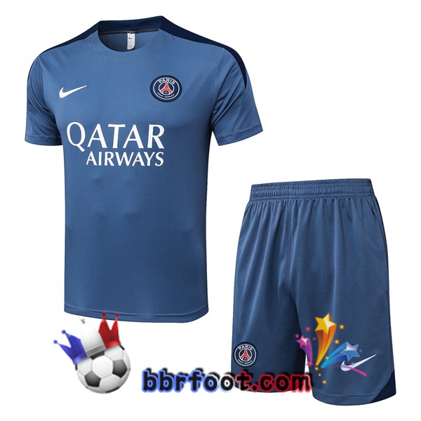 Ensemble Training T-Shirts Paris PSG + Shorts Gris 2025/2026 Ensemble Training T-Shirts Paris PSG + Shorts Gris 2025/2026