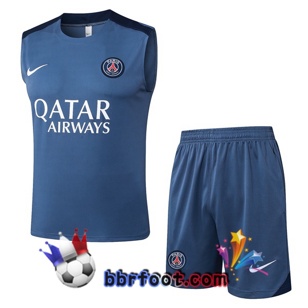 Gilet Foot Paris PSG + Shorts Gris 2025/2026 Gilet Foot Paris PSG + Shorts Gris 2025/2026